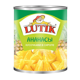 Ананасы куски 850 мл