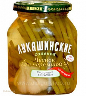 Чеснок с черемшой соленые бочковые "По-сочински" Чеснок с черемшой соленые бочковые "По-сочински"