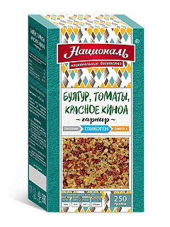 Гарнир "Националь" Гликоген (булгур, томаты, красное киноа)