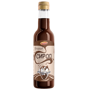 Сироп шоколад  в стеклянной бутылке Абрико