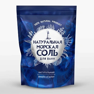 Соль для ванн Крымская Натуральная