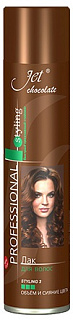 Лак для волос "Джет объем шоколад"