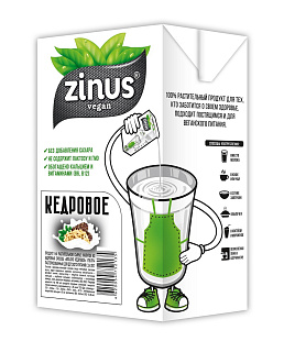 Молоко кедровое ZINUS тетра пак 1 л