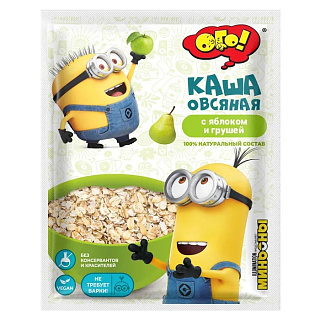 Каша овсяная с яблоком и грушей "ОГО" Каша овсяная с яблоком и грушей "ОГО"