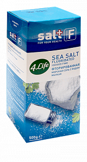 Соль морская мелкая фторированная с йодом 4Life