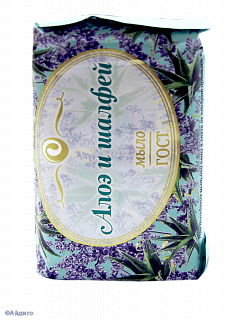 Мыло туалетное алоэ и шалфей флоу-пак