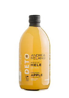 Уксус органический яблочный нефильтрованный DETO 5%, Andrea Milano Уксус органический яблочный нефильтрованный DETO 5%, Andrea Milano