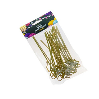 Шпажки Еврохаус Узелки деревянные,120 мм 24шт Шпажки Еврохаус Узелки деревянные,120 мм 24шт