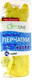 Перчатки латексные OptiLine XL
