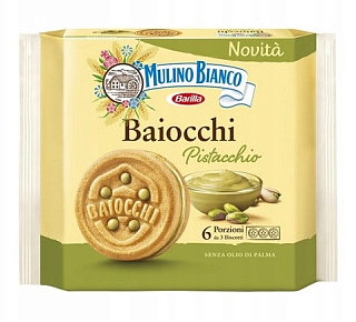 Печенье Байокки фисташка, MULINO BIANCO