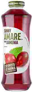 Сок кизиловый с добавлением яблочного сока в стеклянной бутылке SUNNY AMARE 0,75 л