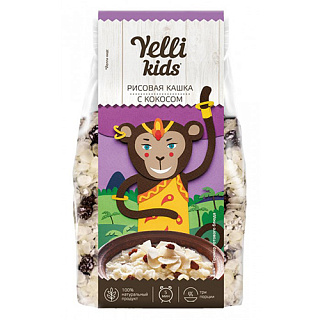 Рисовая кашка с кокосом Yelli kids