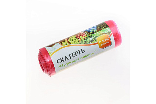 Скатерть для пикника 110*140, рулон, 5 шт, ЕвроХаус