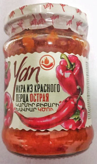 Икра из красного перца острая (аджика ), YAN Икра из красного перца острая (аджика ), YAN
