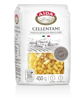 Макароны Рожок витой Cellentani AIDA, Агро-Альянс Экстра