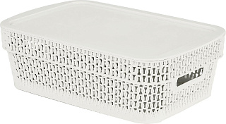 Корзинка с крышкой Ажур прямоугольная 3 л Корзинка с крышкой Ажур прямоугольная 3 л