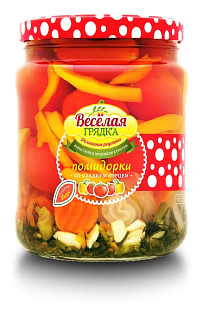 Томаты маринованные со сладким перцем "Веселая грядка"