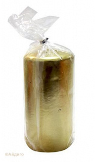 Свеча Пенек 60*125 золотая