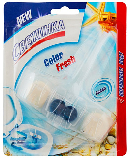 Подвеска в унитаз Свежинка Колор Фреш Голубая вода Подвеска в унитаз Свежинка Колор Фреш Голубая вода