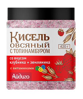 Кисель овсяный моментальный Клубника-Земляника