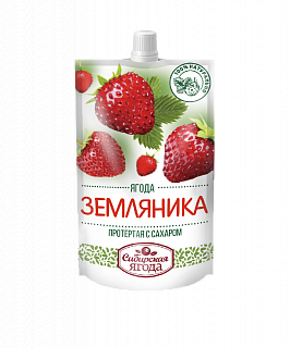 Протертая с сахаром Земляника САВА