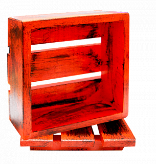 Ящик деревянный для мыла 14*14*4.5