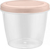 Банка с завинчивающейся крышкой Plast Team Хельсинки 0,7 л персик, карамель, Пластик Репаблик