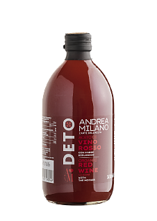 Уксус органический винный красный DETO 6%, Andrea Milano