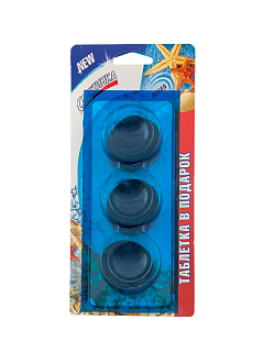 Таблетка в унитаз "Свежинка море" 3шт, Норвин Таблетка в унитаз "Свежинка море" 3шт, Норвин