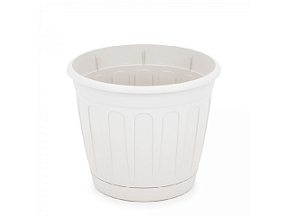 Горшок цветочный Дионис 1,6 л белый арт. М8243
